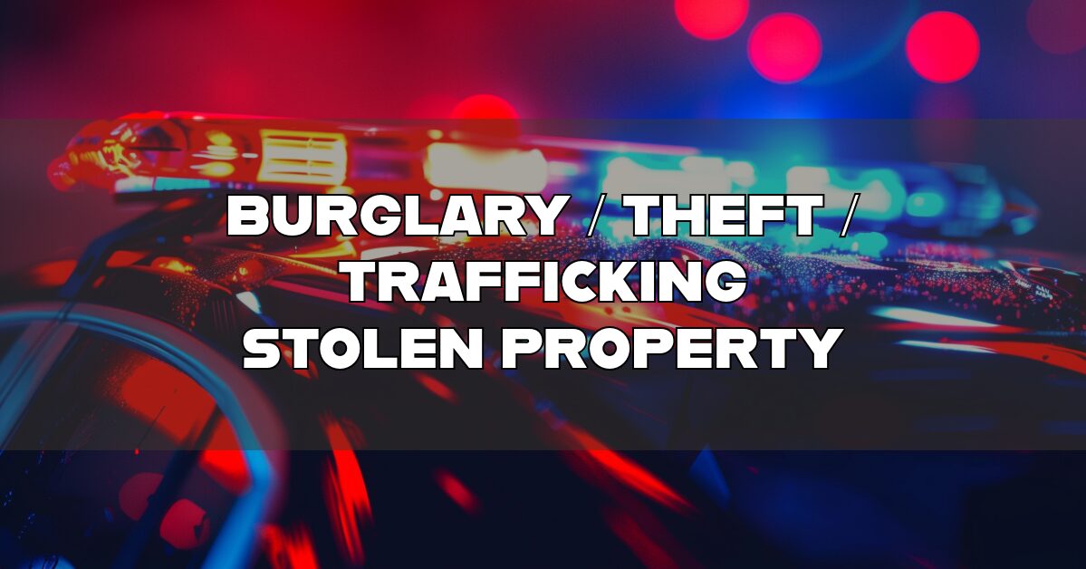 BURGLARY/ THEFT/ TRAFFICKING STOLEN PROPERTY- KINGMAN