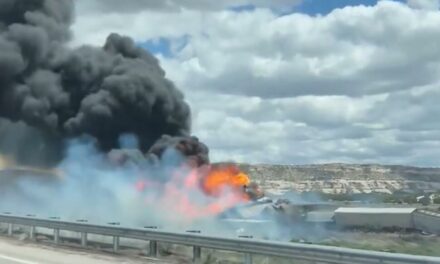 Interstate Near Arizona-New Mexico Line Reopens After Train Derailment as Lingering Fuel Burns Off