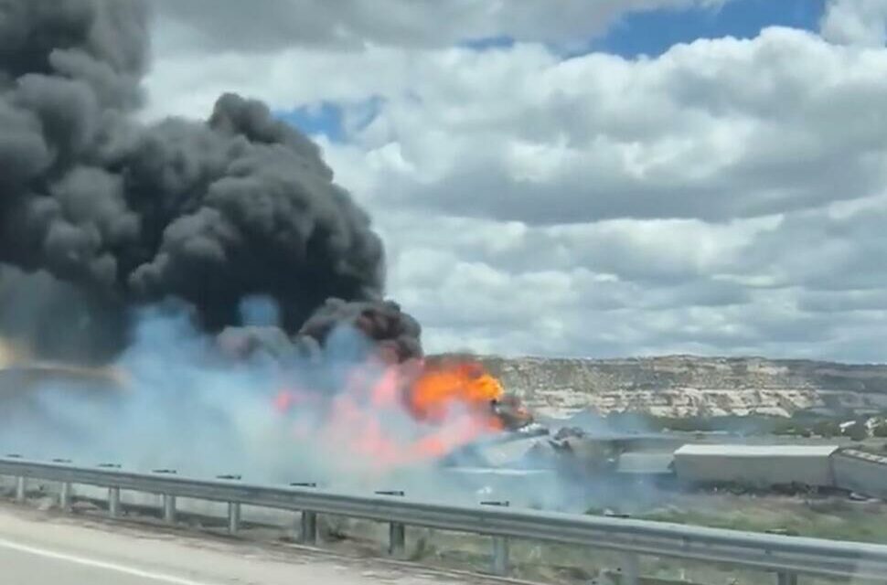 Interstate Near Arizona-New Mexico Line Reopens After Train Derailment as Lingering Fuel Burns Off